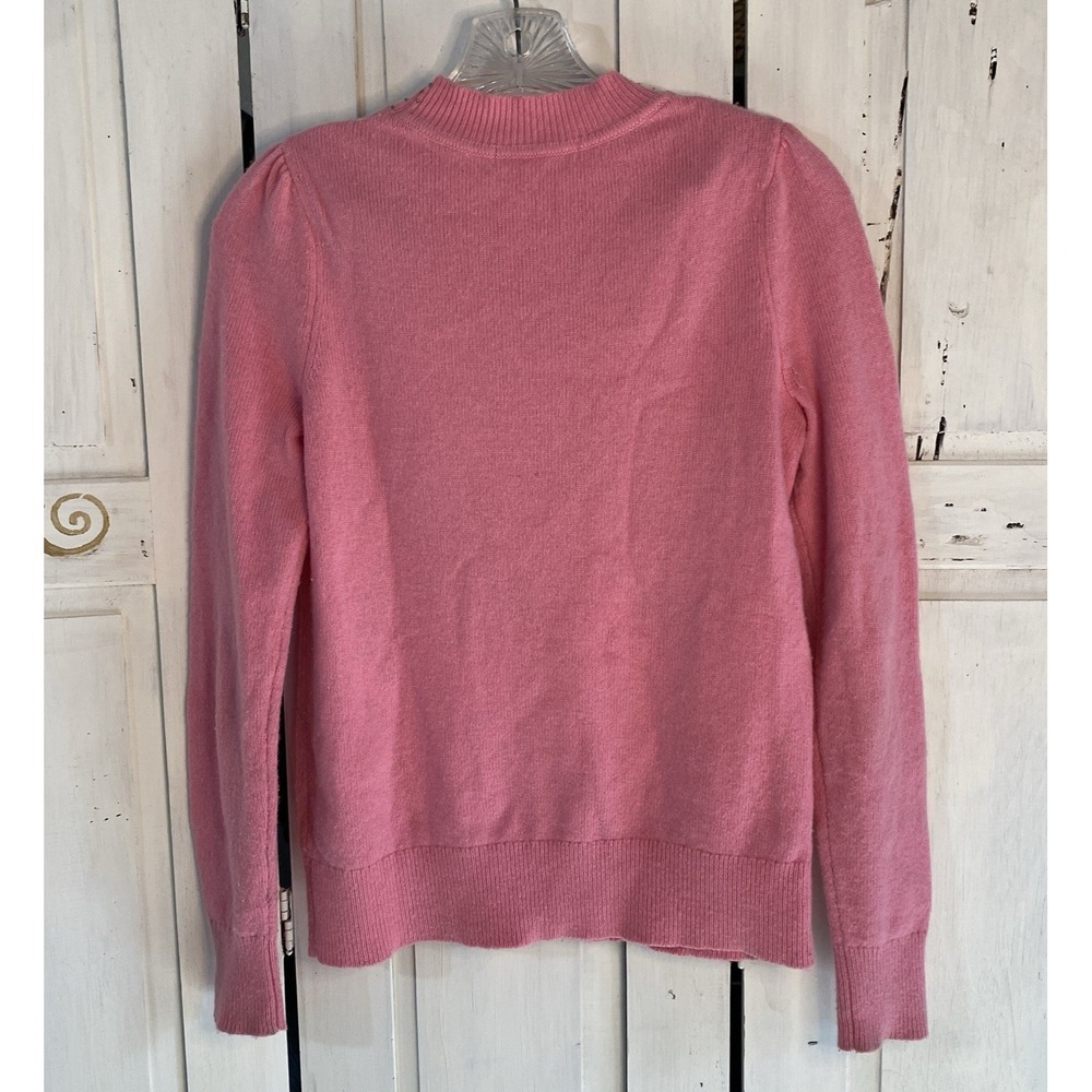 Boden Beaded Alpaca Wool Pullover‎ Sweater Size 4 Pink Green Fairy Cottage - Picture 2 of 7
